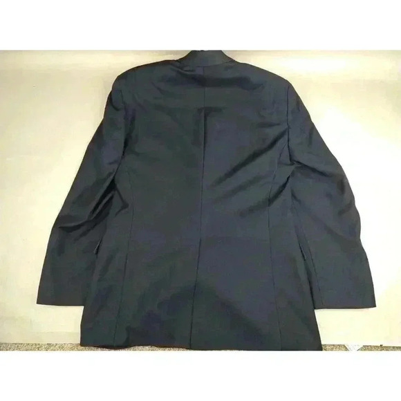 LRL Ralph Lauren Blazer Sport Coat Jacket Sz 41R Navy Blue Gold Button 100% Wool - Picture 10 of 14